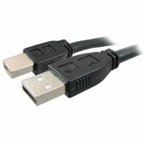 Comprehensive USB2-AB-50PROAP Pro AV/IT Active Plenum USB A Male to B Male Cable, 50 Feet