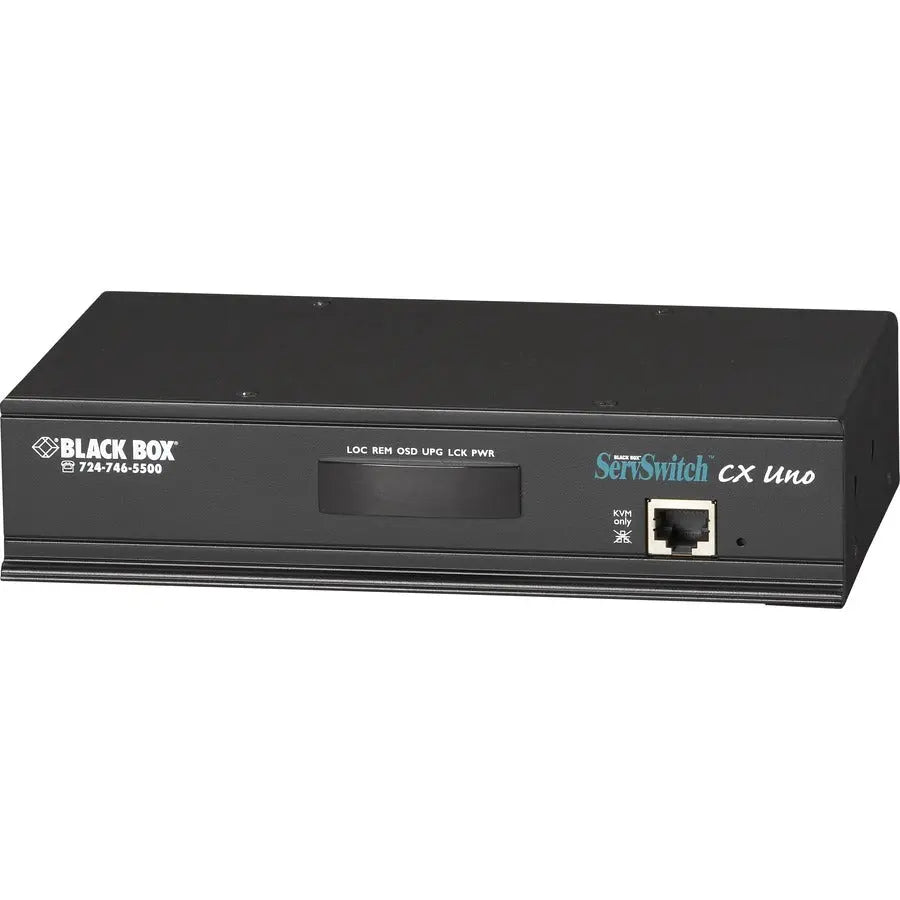 Black Box ServSwitch CX Uno 16-Port KVM Switchbox with Remote Access and Cascading Support