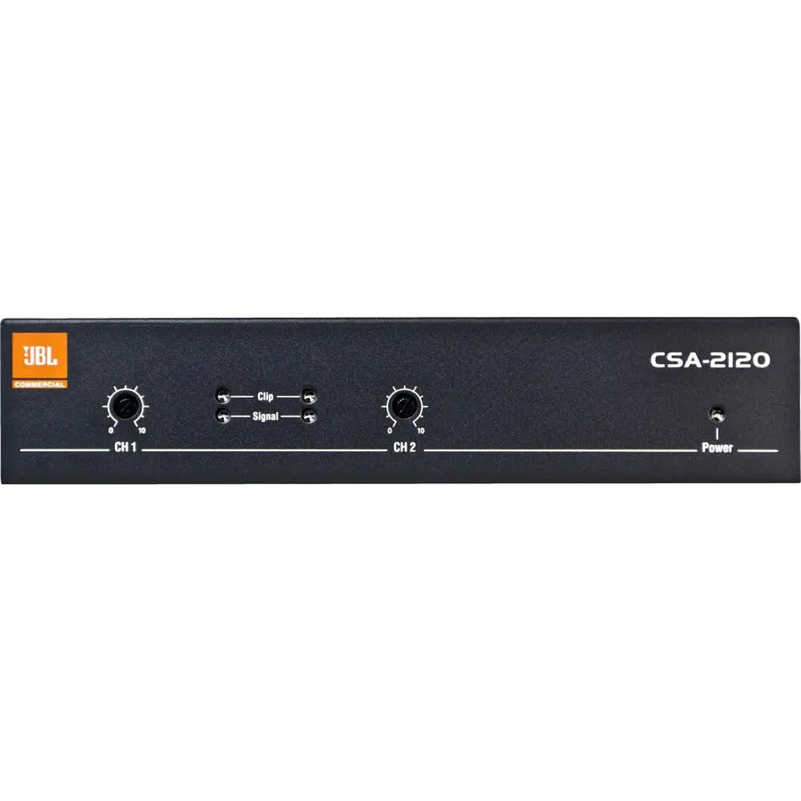 JBL Commercial CSA2120 Amplifier - 240W RMS, 2 Channels, Black