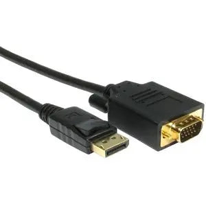Unirise DisplayPort/VGA Video Cable DPSVGA-15F-MM for Reliable High-Quality Video Transmission