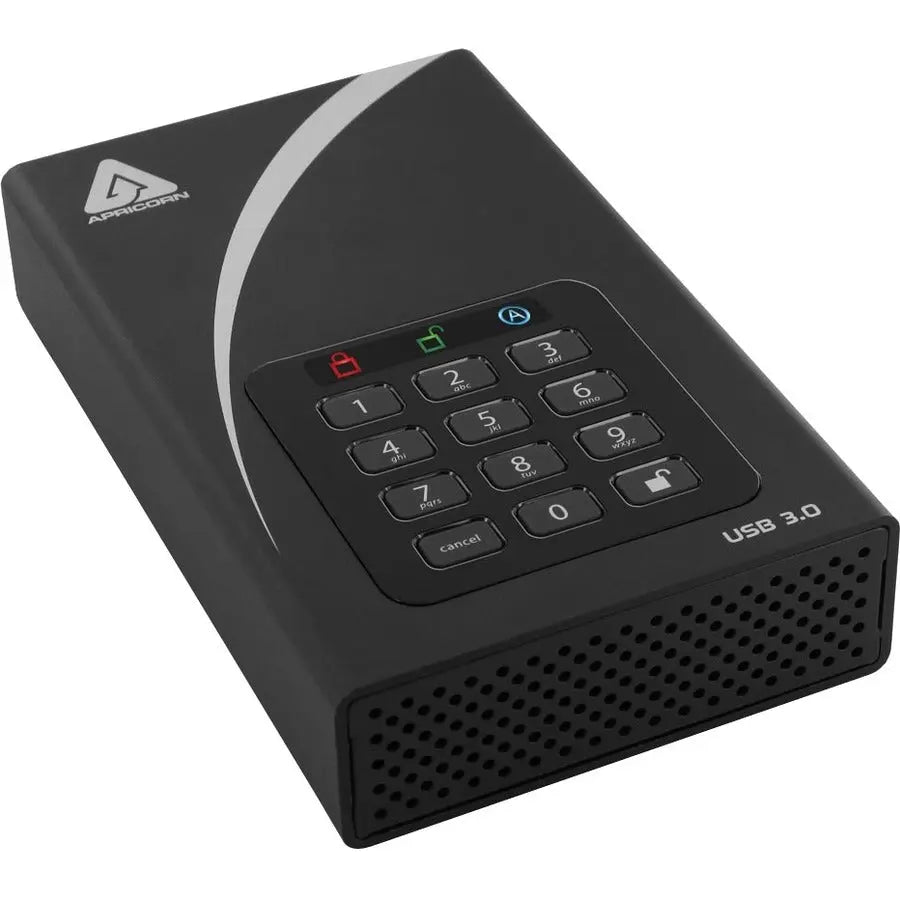 Apricorn Aegis Padlock DT 6TB External Desktop Hard Drive with AES Encryption and USB 3.0