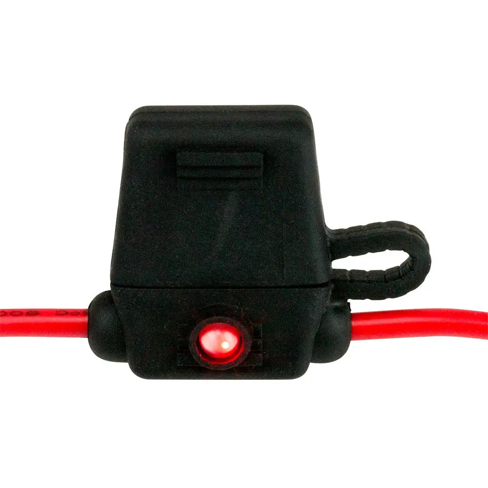 Sea-Dog ATO/ATC Style Inline LED Fuse Holder - Up to 30A, Waterproof Marine Fuse Accessory