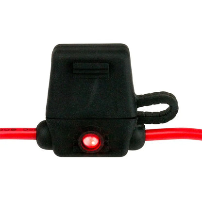 Sea-Dog ATO/ATC Style Inline LED Fuse Holder - Up to 30A, Waterproof Marine Fuse Accessory