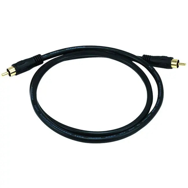 Monoprice Coaxial Audio/Video Cable - 3ft RG59U RCA Male to Male Digital Coaxial Cable