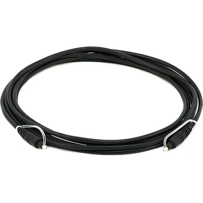 Monoprice 12ft Optical Toslink 5.0mm OD Digital Audio Cable for High-Quality Sound