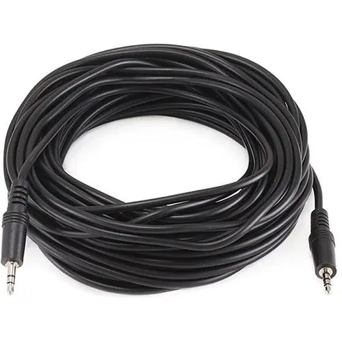 Monoprice 50ft 3.5mm Stereo Audio Cable with Male Connectors - Black