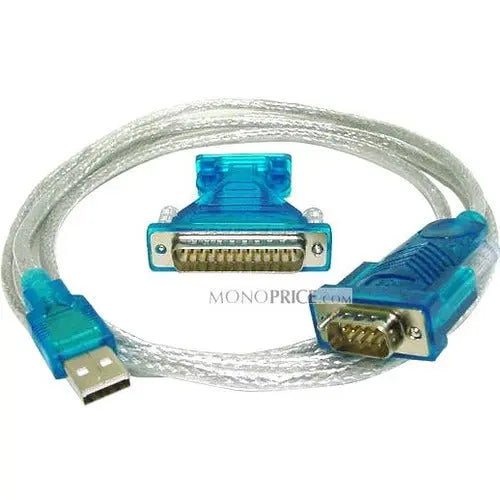 Monoprice USB/Serial Data Transfer Cable (Part #2067) for Reliable File Sharing and Device Synchronization