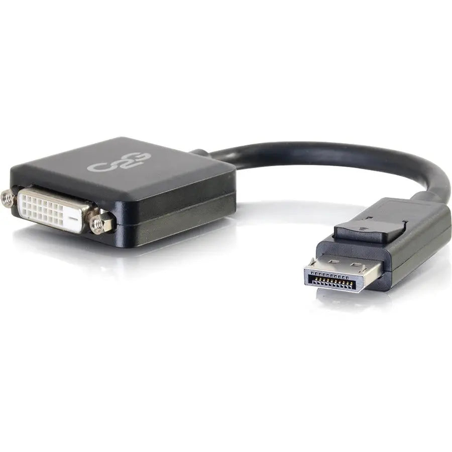 C2G 8-inch DisplayPort to DVI-D (Single-Link) Adapter Converter - Legrand Group Part 54321