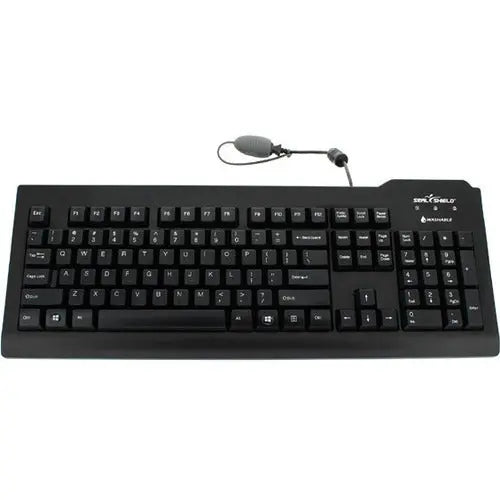 Seal Shield Silver Seal Waterproof Keyboard with Long Cable and Antimicrobial Technology