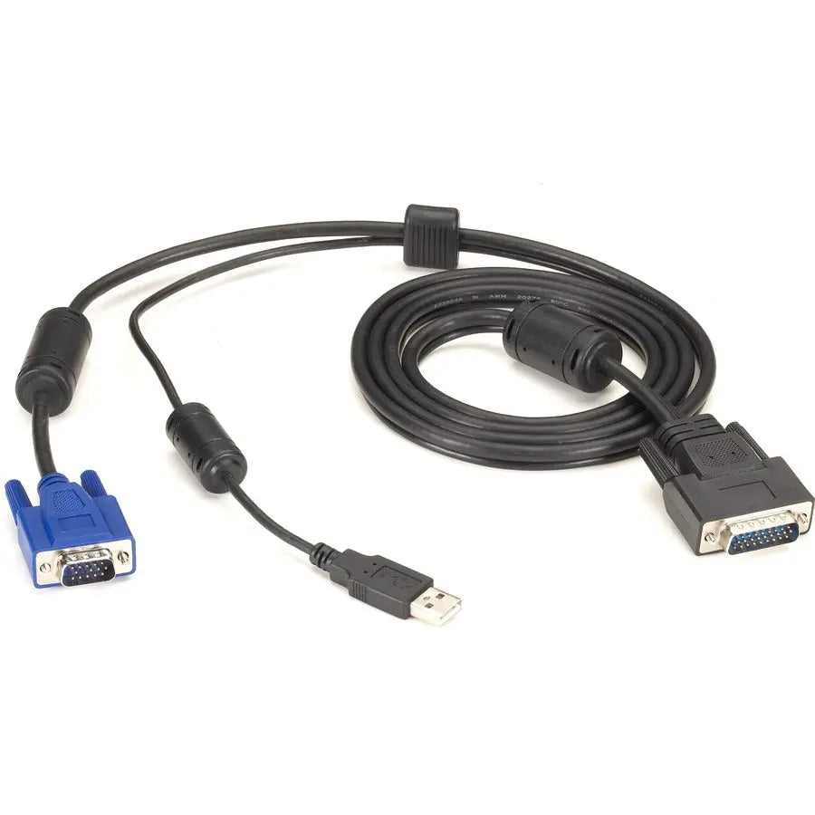 Black Box EHNSECURE2-0006 KVM Switch Cable - VGA and USB to HD26 for ServSwitch Secure Environments