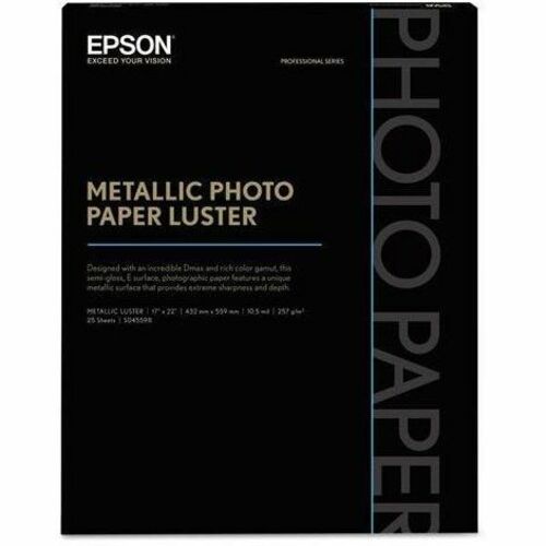 Epson S045591 Photo Paper – 25 Sheets for Vibrant Inkjet Printing