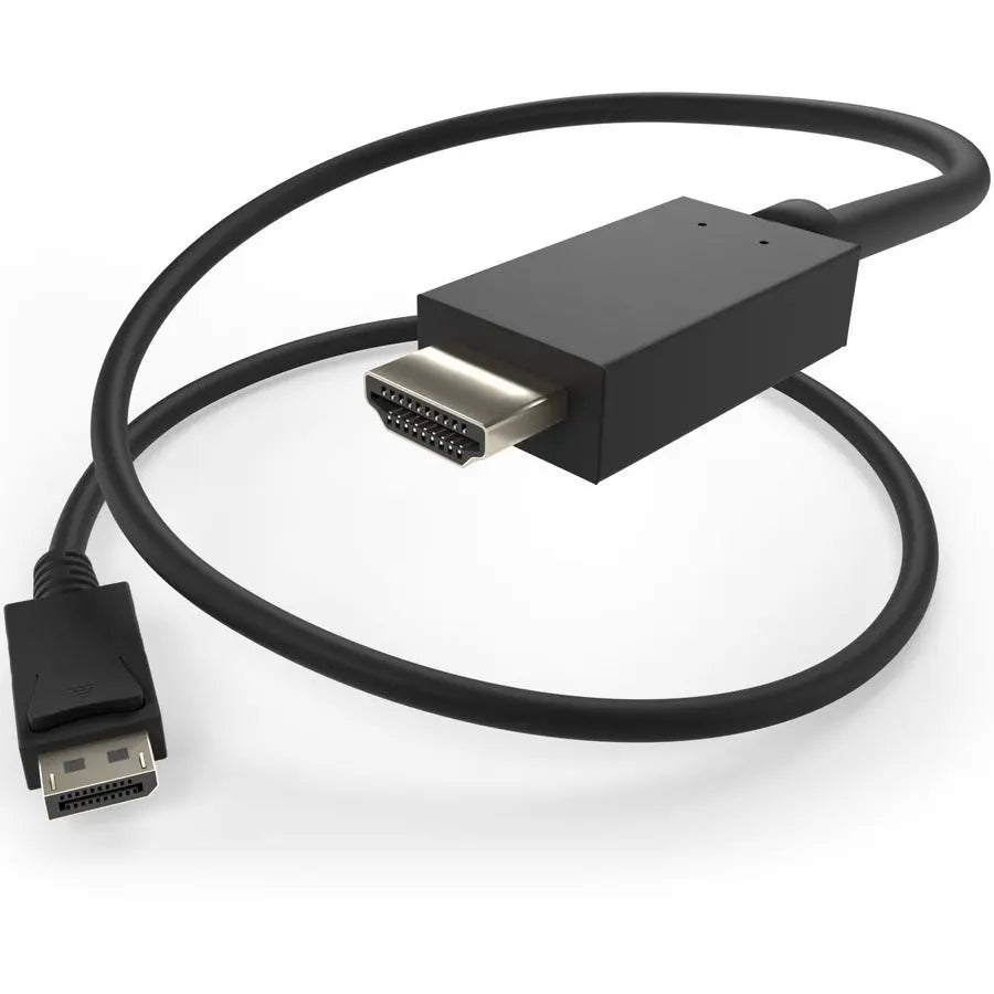 Unirise 10ft DisplayPort to HDMI Male Cable for High-Resolution Video and Audio