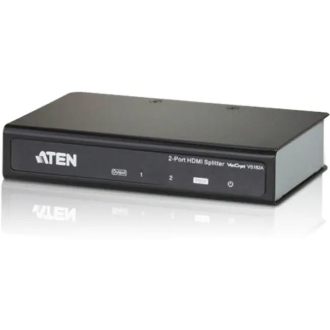 ATEN VS182A 2-Port HDMI Splitter for High-Definition Video Distribution