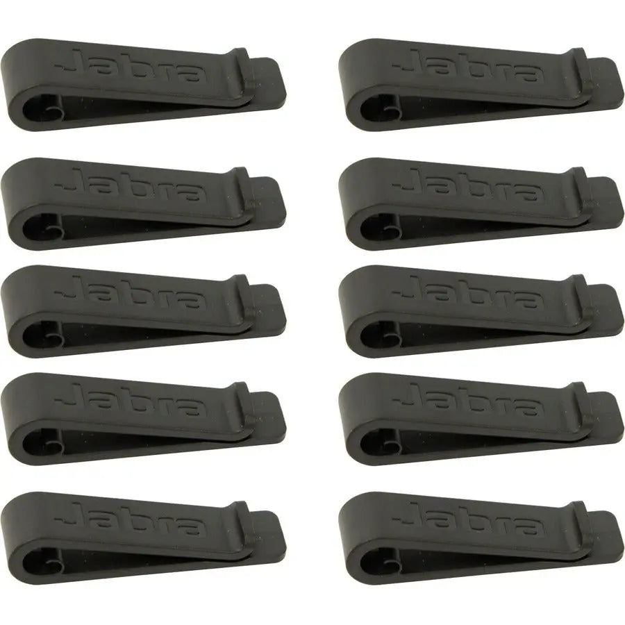 Jabra BIZ 2300 Clothing Clips (10 Pack) - Durable Accessories for Comfortable Wear