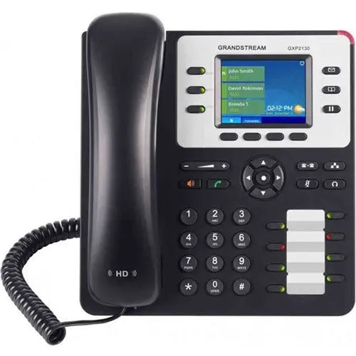 Grandstream GXP2130 Enterprise IP Phone with Dual Gigabit Ports and 3 Lines