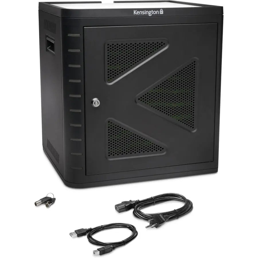 Kensington Charge & Sync Cabinet for Tablets – Universal Tablet Storage, Charging, and Organization in Black (Part No. K67862AM)