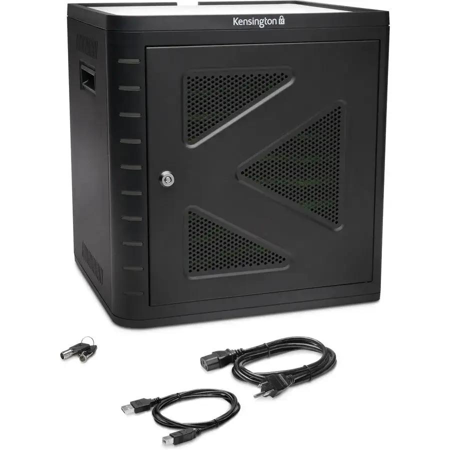 Kensington Charge & Sync Cabinet for Tablets – Universal Tablet Storage, Charging, and Organization in Black (Part No. K67862AM)
