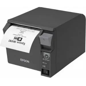 Epson TM-T70II Desktop Direct Thermal Receipt Printer - Monochrome, USB, Parallel, Cutter, Dark Gray