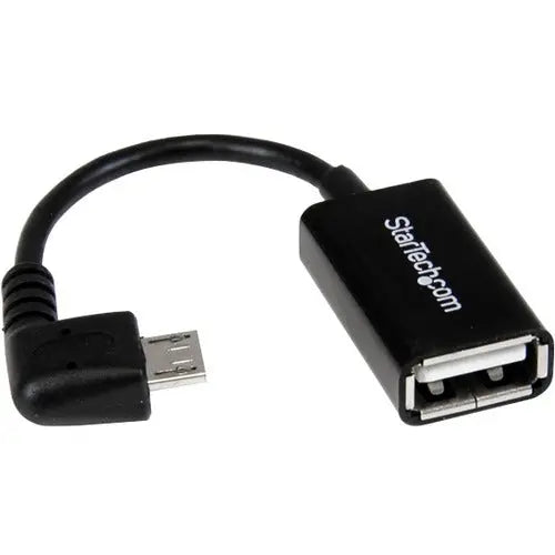 StarTech.com UUSBOTGRA 5-inch Right Angle Micro USB to USB OTG Host Adapter