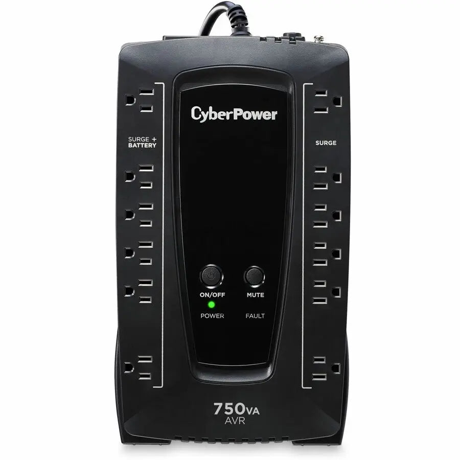 CyberPower AVRG750U Line-Interactive UPS System – 750 VA / 450 W Battery Backup & Surge Protection
