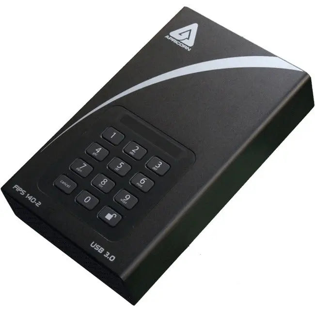 Apricorn Aegis Padlock DT FIPS 4TB USB 3.0 Desktop External Hard Drive with Hardware Encryption