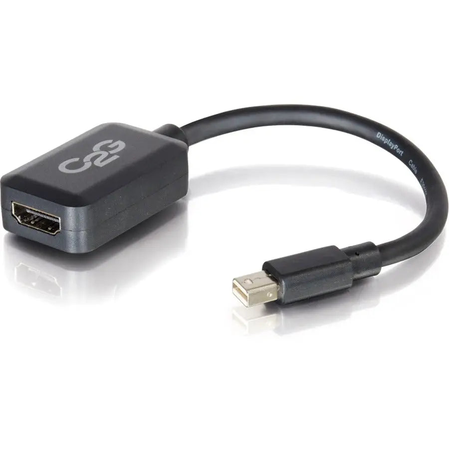 Legrand Group C2G 8-inch Mini DisplayPort to HDMI Female Adapter Converter - Black