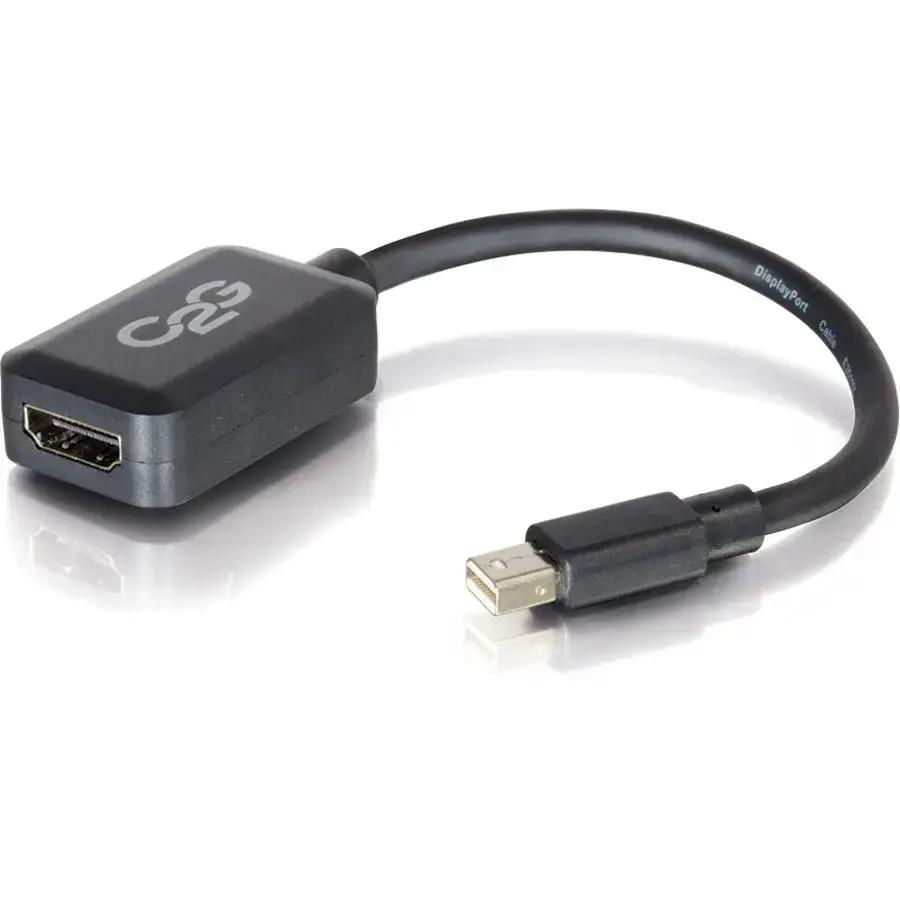 Legrand Group C2G 8-inch Mini DisplayPort to HDMI Female Adapter Converter - Black by Legrand Group