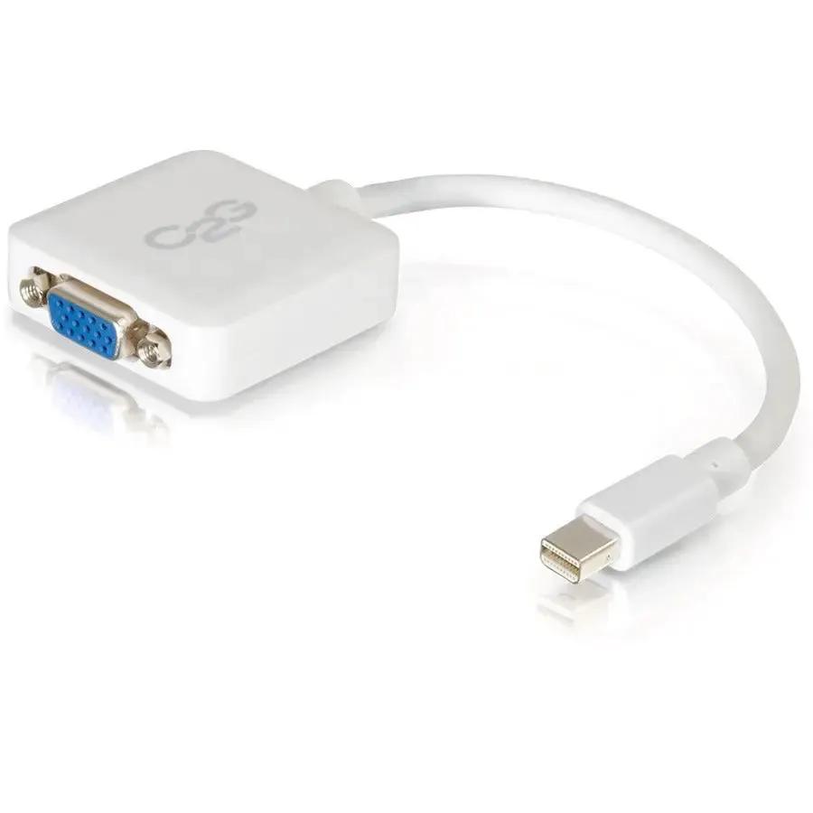 Legrand Group C2G Mini DisplayPort to VGA Adapter - M/F, 8 Inches, White by Legrand Group