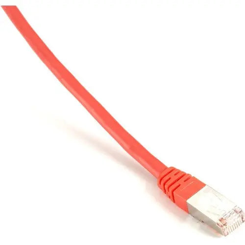 Black Box Corporation SlimLine Cat.6 (F/UTP) Patch Network Cable - Shielded High-Speed Ethernet Cable in Red