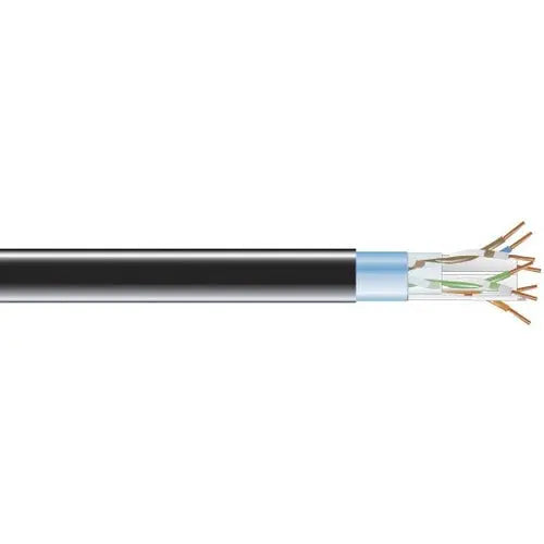 Black Box Corporation CAT6 400-MHz Solid Bulk Cable F/UTP CMP Plenum 1000FT Spool