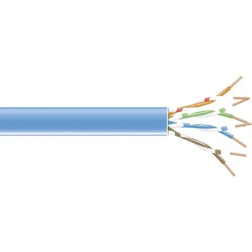 Black Box GigaTrue Cat 6 UTP Network Cable - Blue, 1000 ft, Stranded Design for High-Speed Data Transmission