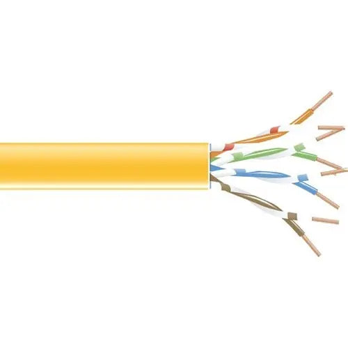Black Box GigaTrue Cat 6 UTP Network Cable – 1000 ft. Stranded PVC Orange Cable for High-Speed Data and Video Applications