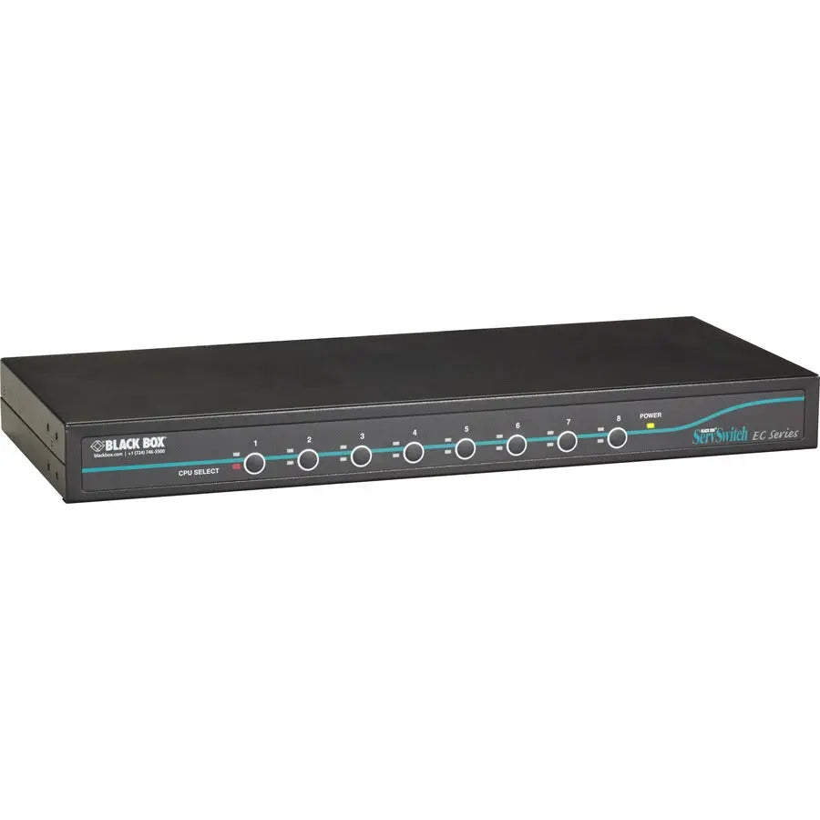 Black Box ServSwitch EC 8-Port DVI and USB KVM Switch for Small Server Rooms