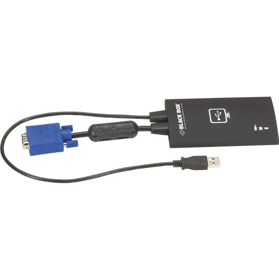 Black Box USB Laptop Console Crash Cart Adapter KVT100A for Quick Server Access