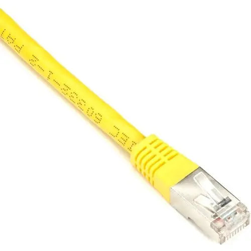 Black Box CAT5e 100-MHz Shielded Patch Cable with Slim Molded Boot - 6 Feet, F/UTP, Yellow