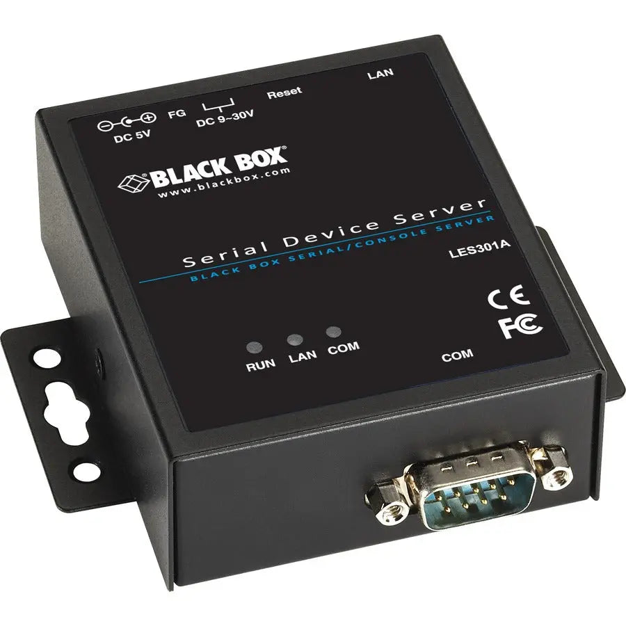 Black Box LES300A Device Server - Ethernet to Serial Gateway for Industrial Automation