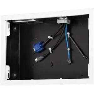 Chief PAC525FW In-Wall Storage Box with Flange - White by Legrand Group