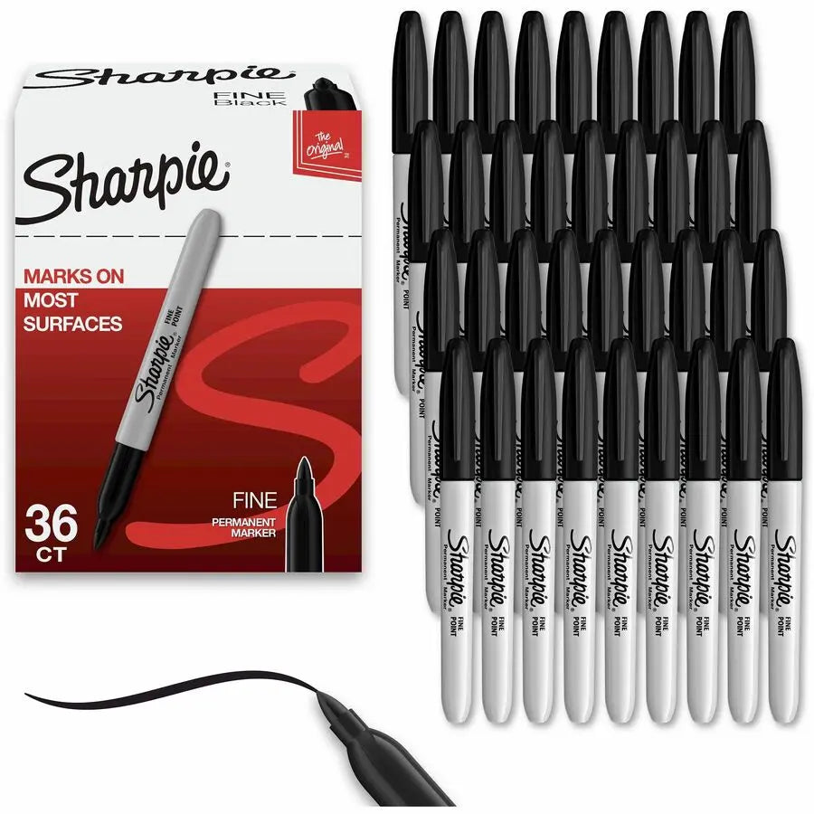 Sharpie Permanent Marker by Newell Brands, Part Number 1884739 – Vibrant, Water-Resistant Ink for Durable Markings