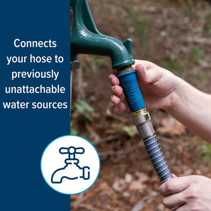 Camco Water Bandit - 3-inch Hose Adapter for Damaged or Threadless Water Sources