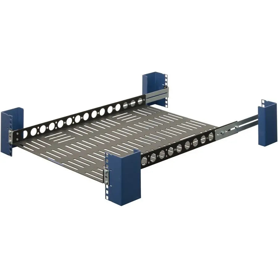 RackSolutions 24-inch Light Duty Server Rack Shelf with Anti-Slip Mat