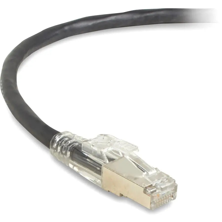 Black Box GigaTrue 3 CAT6A 650-MHz Shielded Locking Patch Cable - 10 Gbps Performance