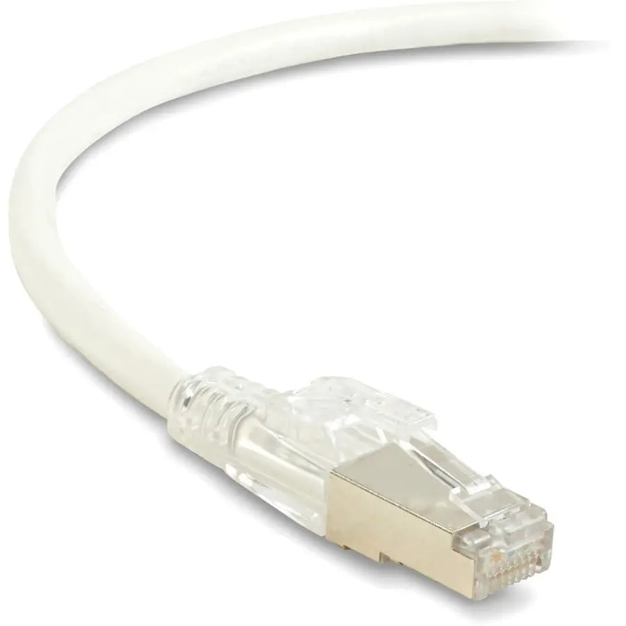 Black Box CAT6A 650-MHz Locking Snagless Patch Cable – Shielded, High-Speed Ethernet Cable with Locking Options
