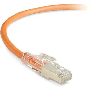 Black Box GigaTrue 3 Cat.6 Shielded Patch Network Cable - 10 ft Orange