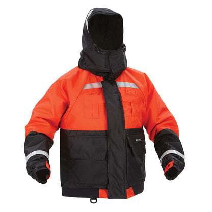 Kent Deluxe Flotation Jacket PFD - XL Orange with Hypothermia Protection and High Visibility