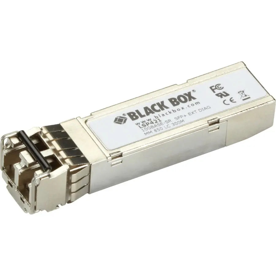 Black Box LSP421 SFP+ Module - 10Gbps Hot-Swappable Optical Transceiver for Data Communications