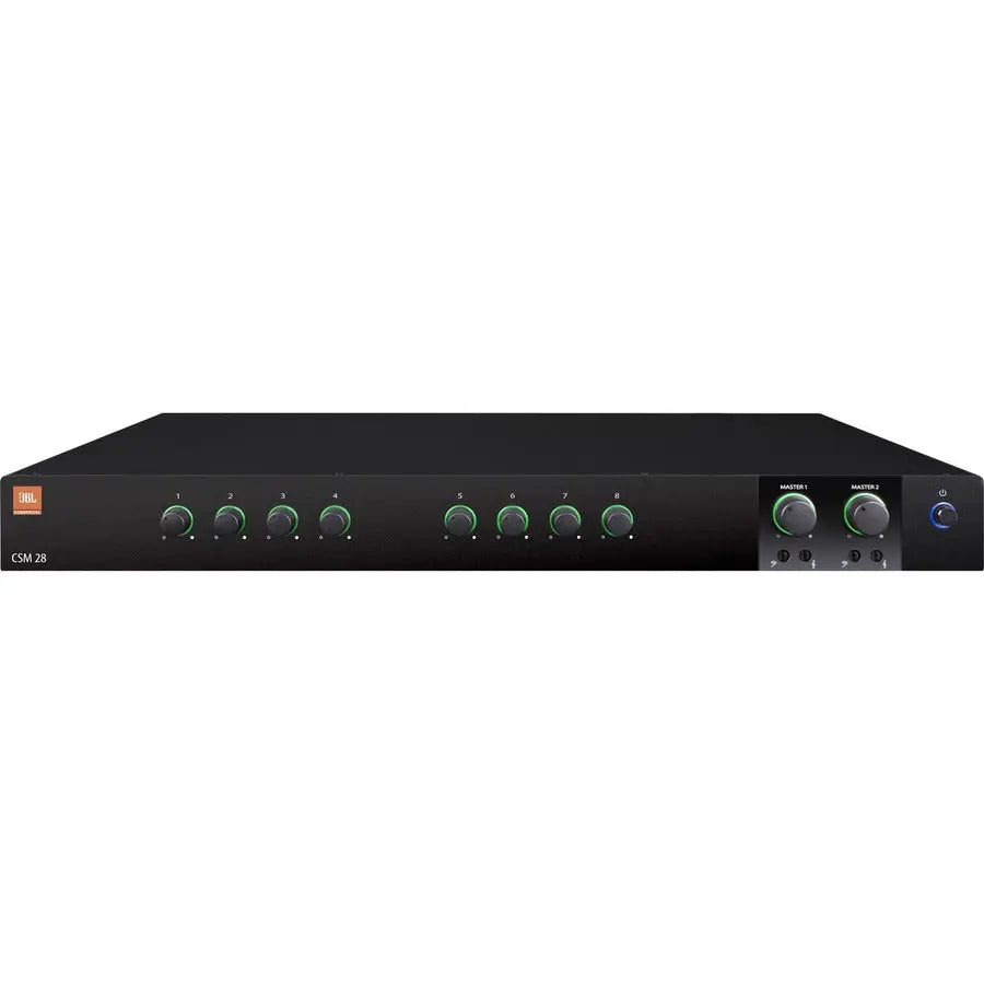Harman International Industries JBL Commercial CSM 28 Audio Mixer - Rack Mountable, 4 or 8 Inputs