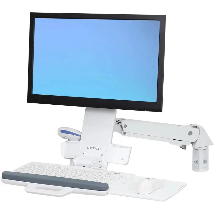 Ergotron StyleView Sit-Stand Combo Mounting Arm (White) - Adjustable Monitor and Accessory Support by Ergotron, Inc
