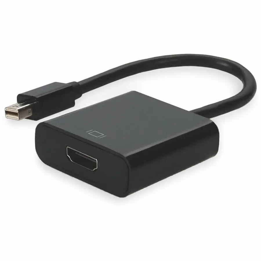 AddOn Mini-DisplayPort 1.1 Male to HDMI 1.3 Female Active Adapter Cable – Black, Supports Up to 2560x1600 (WQXGA)