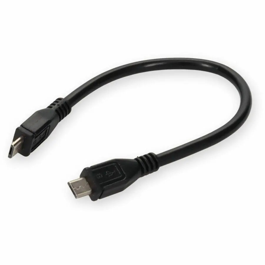 AddOn 5-Pack of 5-inch Micro USB 2.0 Male to USB 2.0 Female On-the-Go Cables