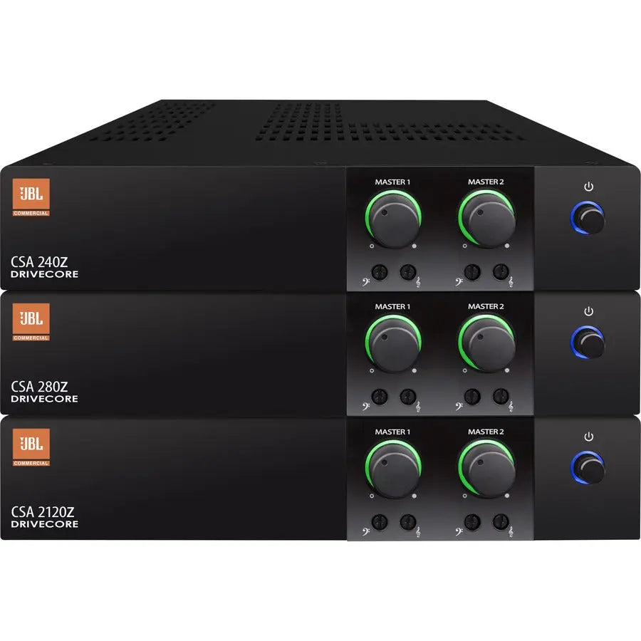 Harman JBL Commercial Series CSA 2120Z Amplifier - 240W RMS, 2 Channels, Black